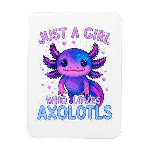 Nur einer der Axolotl liebt Magnet