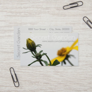 Nur einfache Blume 3 Blumenfotografie C Visitenkarte