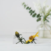 Nur einfache Blume 3 Blumenfotografie C Visitenkarte (Stehend Vorderseite)