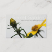 Nur einfache Blume 3 Blumenfotografie C Visitenkarte (Vorderseite)