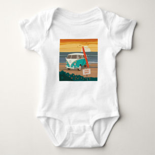 Nur Einheimische   VW Surf Van Baby Strampler