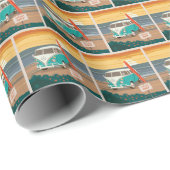 Nur Einheimische | VW Surf Van Geschenkpapier (Rolleneckpunkt)