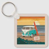 Nur Einheimische | VW Surf Van Schlüsselanhänger (Vorderseite)