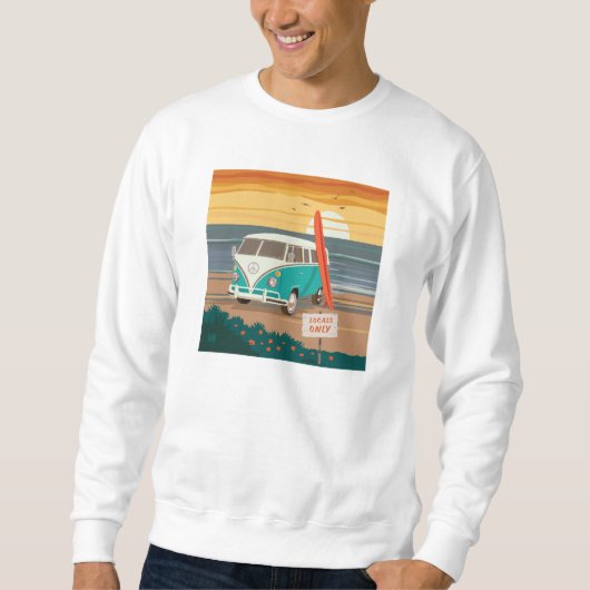 Nur Einheimische | VW Surf Van Sweatshirt (Vorderseite)