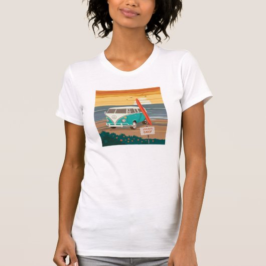 Nur Einheimische | VW Surf Van T-Shirt (Vorderseite)