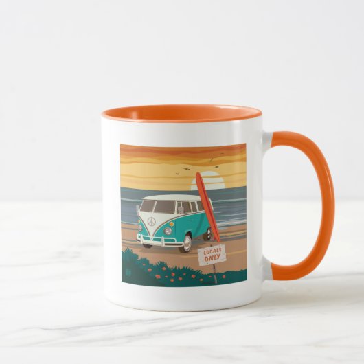Nur Einheimische | VW Surf Van Tasse (Rechts)