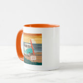 Nur Einheimische | VW Surf Van Tasse (Vorderseite Links)
