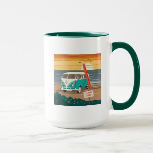 Nur Einheimische | VW Surf Van Tasse (Rechts)