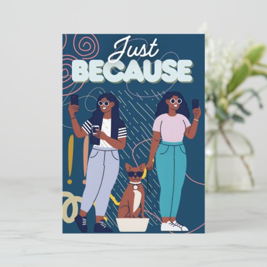 Nur Einladung (Stehend Vorderseite)