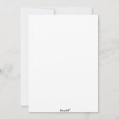 Nur Einladung (Rückseite)