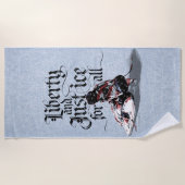 Nur Eis für alle (Hockey) Strandtuch (Vorderseite)