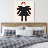 Nur-EL-Lärm Clupkitz Leinwanddruck (Insitu (Schlafzimmer))