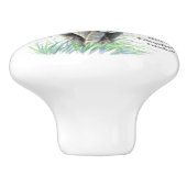 Nur Elefanten brauchen Elefantenkugeln Keramikknauf (Seitenansicht)