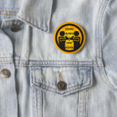 "Nur Ellenbogenbumps, bitte" grippeähnliche Saison Button (Beispiel)