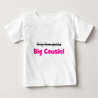 Nur Enkelkind - > GROSSER COUSIN! (Rosa) Baby T-shirt