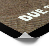 Nur entspannen poster (Ecke)