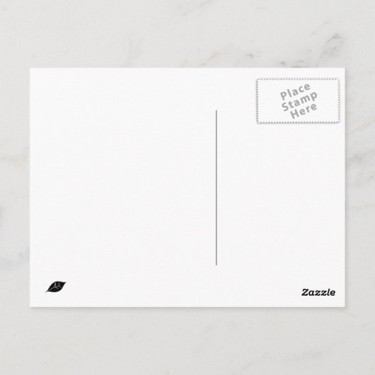 Nur entspannen postkarte (Rückseite)