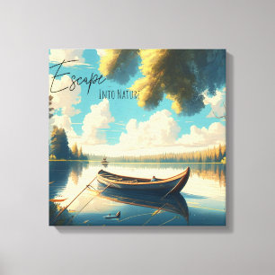 Nur entspannen   Thema Camping   Digitale Kunst Leinwanddruck