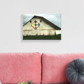 Nur Erinnerungen, eine Scheune, die einmal war Leinwanddruck (Insitu (Wohnzimmer))