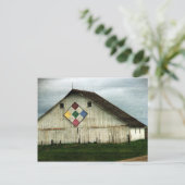 Nur Erinnerungen, eine Scheune, die einmal war Postkarte (Stehend Vorderseite)