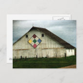 Nur Erinnerungen, eine Scheune, die einmal war Postkarte (Vorne/Hinten)