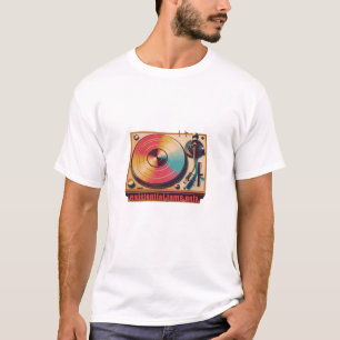 Nur essenzielle Staus - Design der Retro-Turntable T-Shirt
