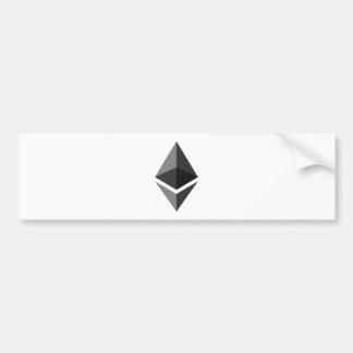 Nur Ethereum-Logo Autoaufkleber
