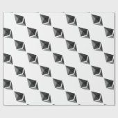 Nur Ethereum-Logo Geschenkpapier (Flach)