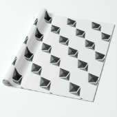 Nur Ethereum-Logo Geschenkpapier (Ungerollt)