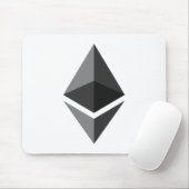 Nur Ethereum-Logo Mousepad (Mit Mouse)