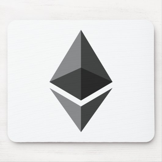 Nur Ethereum-Logo Mousepad (Vorne)
