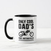 Nur Fahrräder des Coolen Vaters Tasse (Links)