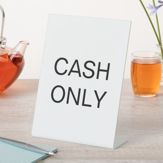 NUR FALL SOCKELSCHILD (In Situ)