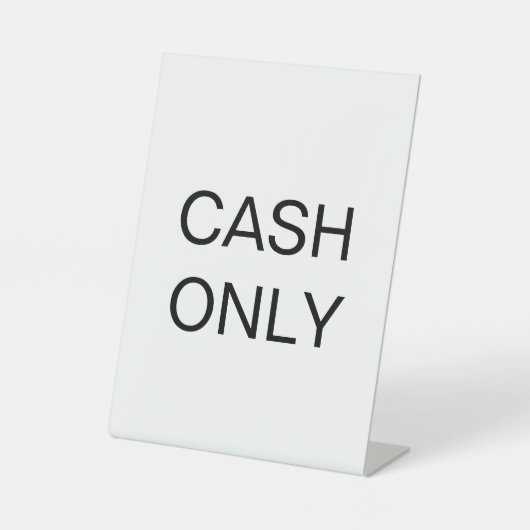 NUR FALL SOCKELSCHILD (Vorderseite)