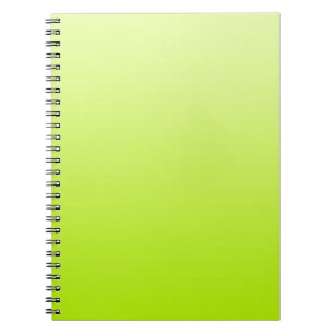 NUR FARB gradients - Frühlingsgrün Notizblock