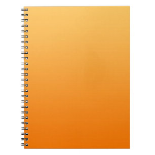 NUR FARB gradients - orange Notizblock