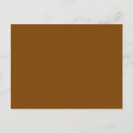 NUR FARBE - braun Postkarte (Vorderseite)