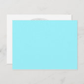 NUR FARBE - Cyan Postkarte (Vorne/Hinten)