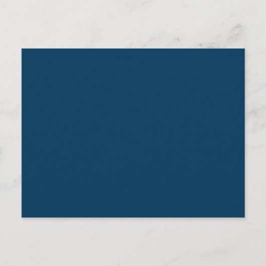 NUR FARBE - dunkelblau Postkarte (Vorderseite)