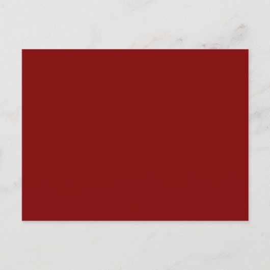 NUR FARBE - dunkelrot Postkarte (Vorderseite)