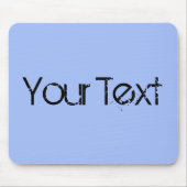 NUR FARBE / hellblau + Ihr Text Mousepad (Vorne)