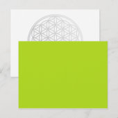 NUR FARBE - Hellgrün Postkarte (Vorne/Hinten)