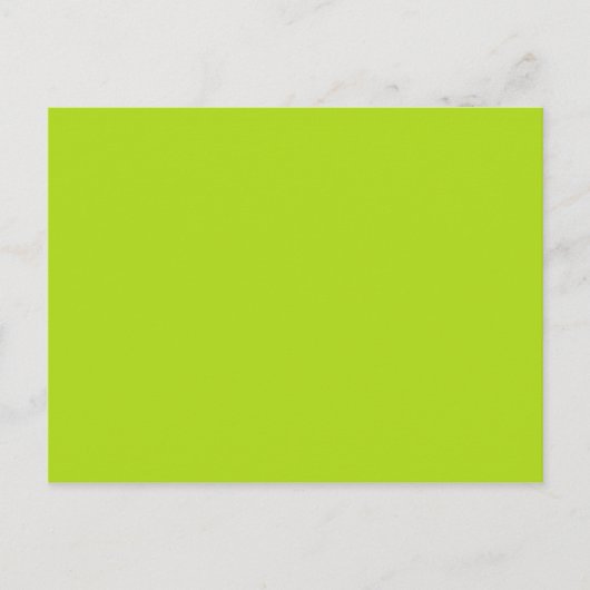 NUR FARBE - Hellgrün Postkarte (Vorderseite)