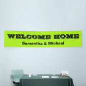 Nur Farbe Hintergrund - Frühlingsgrün + Ihre Ideen Banner (Messeveranstaltung)