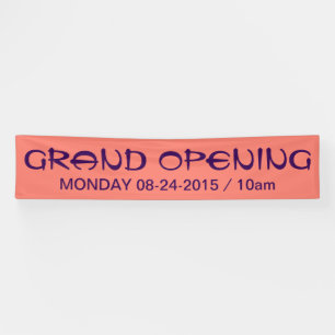 Nur Farbe Hintergrund - Lachs + Ihre Ideen Banner