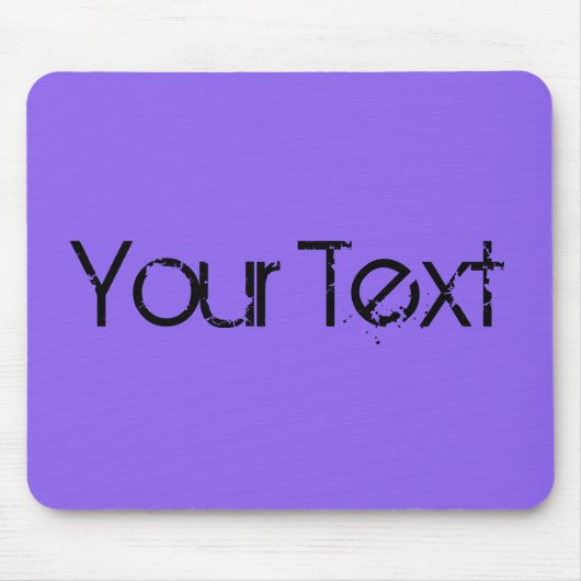 NUR FARBE / lila + Ihr Text Mousepad (Vorne)