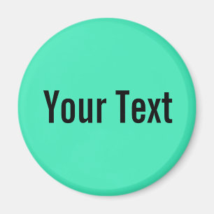NUR FARBE / minze + Ihr Text Magnet