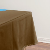 NUR FARBE Muster orange braun + Backgr. Tischdecke (Beispiel)