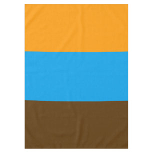 NUR FARBE Muster orange braun + Backgr. Tischdecke