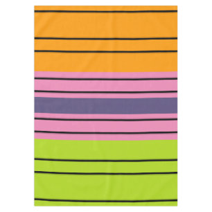 NUR FARBE Muster orange grün + Ihr Backgr. Tischdecke